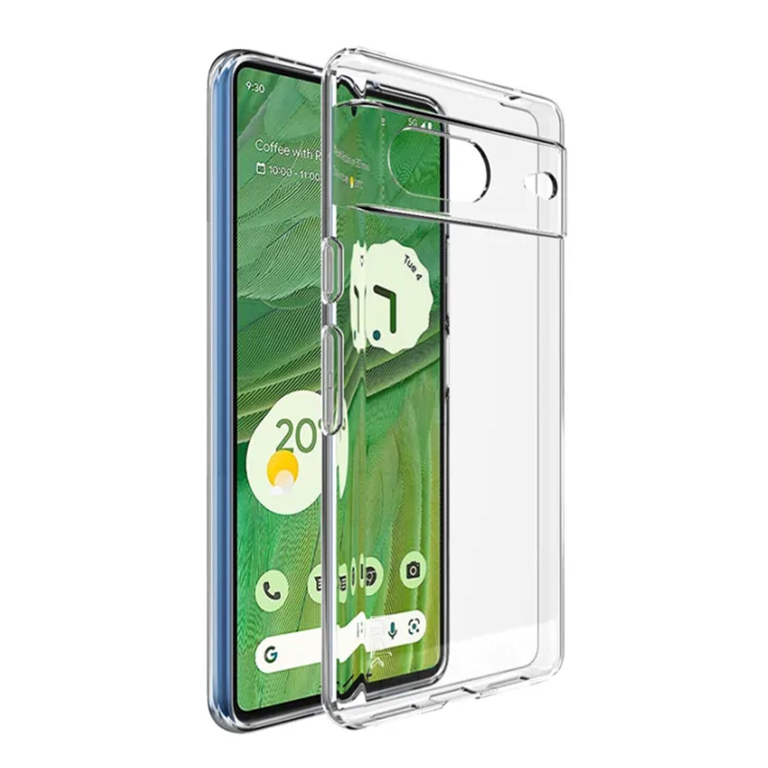Microcase Google Pixel 7A Slim Serisi Soft TPU Silikon Kılıf - Şeffaf AL3324