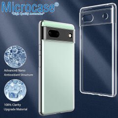 Microcase Google Pixel 7A Slim Serisi Soft TPU Silikon Kılıf - Şeffaf AL3324