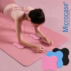 Microcase Yoga Fitness ve Spor Aktiviteleri için Visco Ortopedik El ve Diz Padi 2 Li SET AL5589