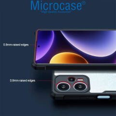 Microcase Xiaomi Poco F5 / Redmi Note 12 Turbo ile uyumlu Airbag Serisi Darbeye Dayanıklı Köşe Korumalı Tpu Kılıf - AL3370