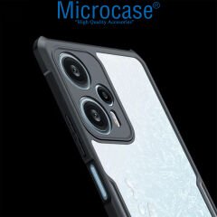Microcase Xiaomi Poco F5 / Redmi Note 12 Turbo ile uyumlu Airbag Serisi Darbeye Dayanıklı Köşe Korumalı Tpu Kılıf - AL3370