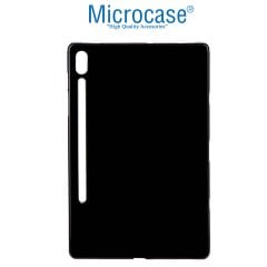 Microcase Samsung Galaxy Tab S6 T860 Tablet Silikon Soft Kılıf + Nano Esnek Ekran Koruma Filmi Siyah