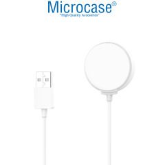 Microcase Huawei Watch Ultimate - GT3 SE - GT3 PRO - Watch D İçin USB Manyetik Şarj Cihazı Beyaz - AL3433