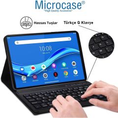Microcase Lenovo Tab M8 4.Jenerasyon 8 inch Tablet ile uyumlu Bluetooth Türkçe Klavyeli Standlı Kılıf AL4823 ITHL