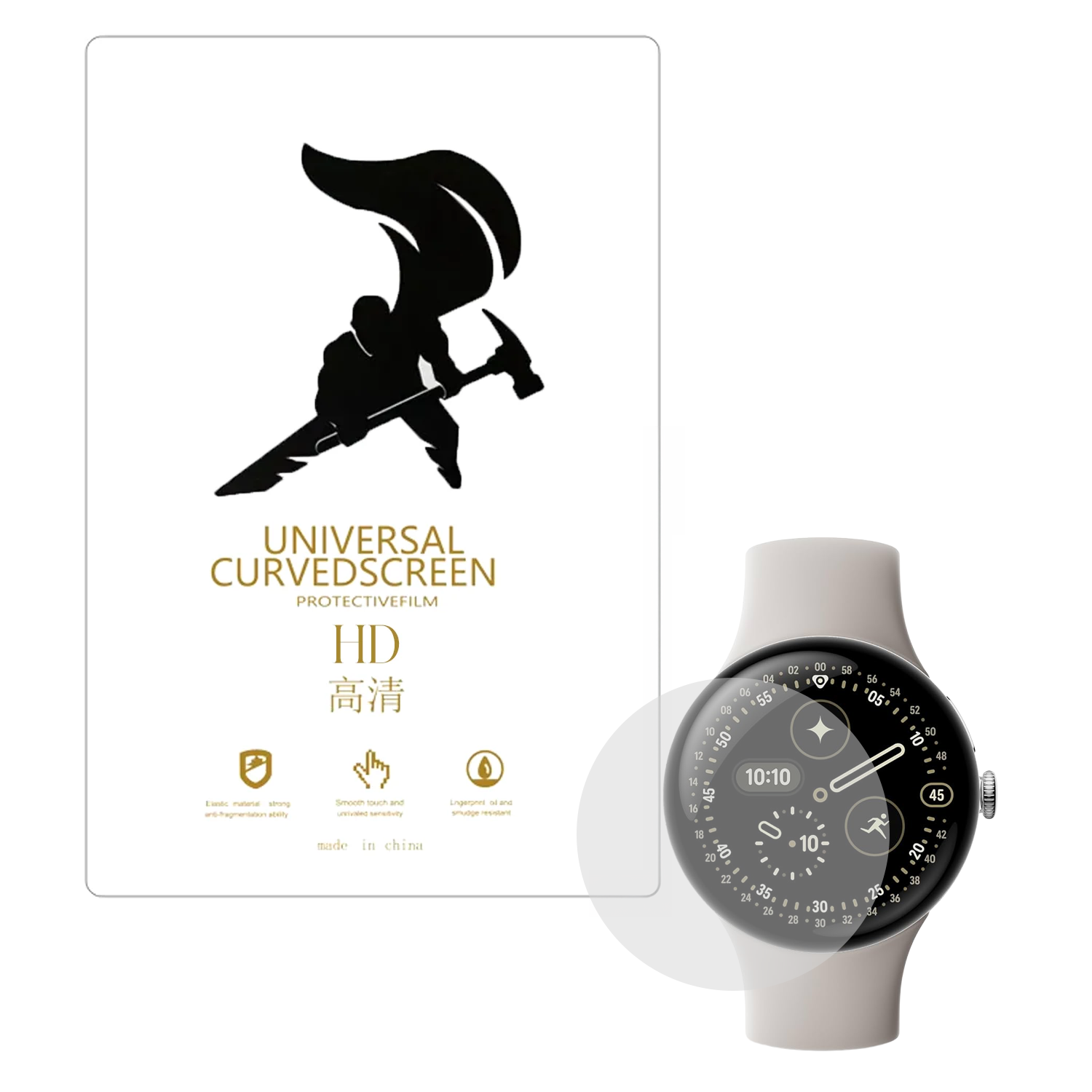 Microcase GOOGLE Pixel Watch 4 41mm ile uyumlu TPU Ekran Koruma Filmi - EKM109