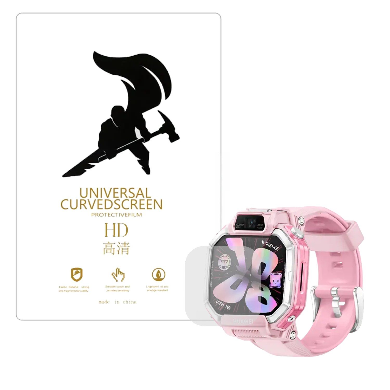 Microcase Huawei Watch Kids X1 ile uyumlu TPU Ekran Koruma Filmi - EKM109