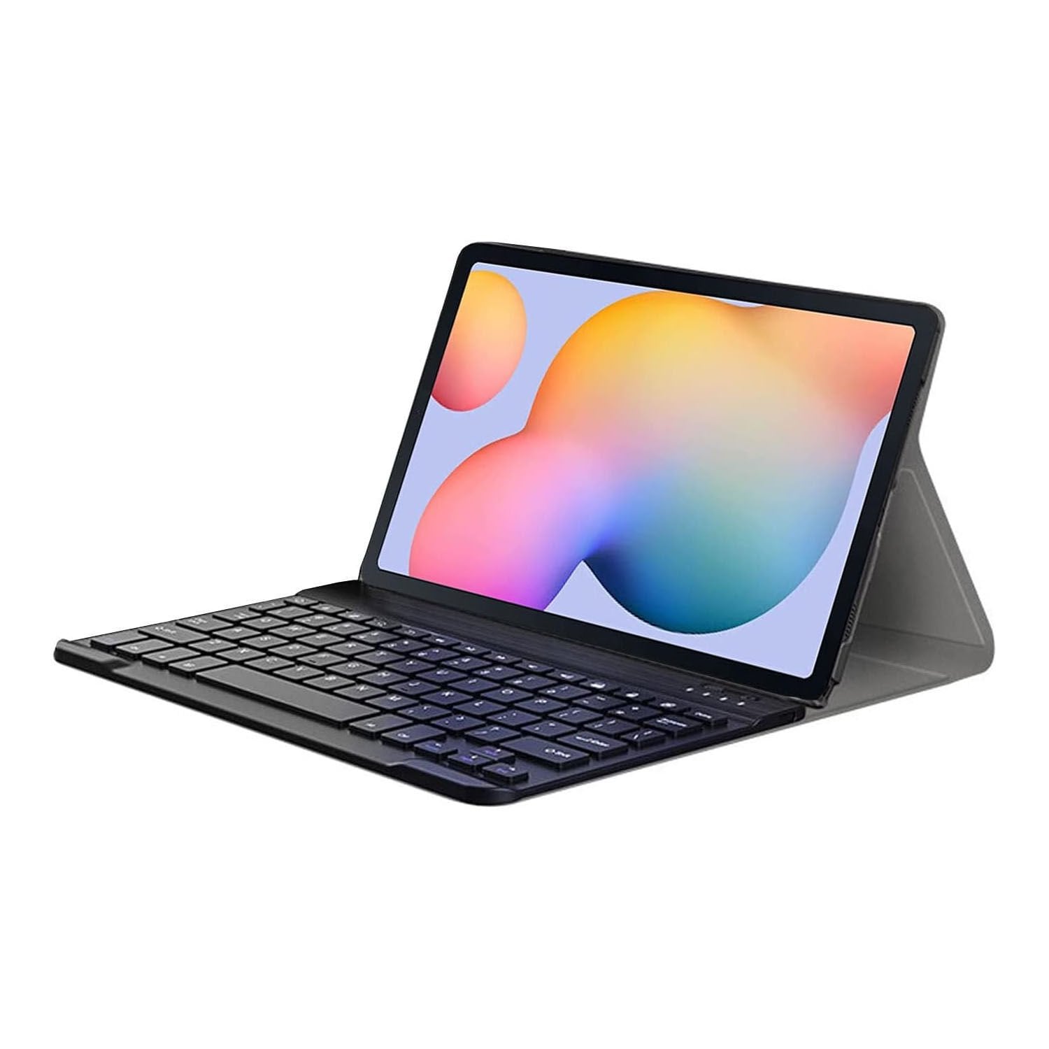 Microcase Redmi Pad 2 11 inch Tablet Uyumlu Bluetooth Klavyeli Standlı Kılıf Siyah - BKK4