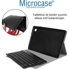 Microcase Redmi Pad 2 11 inch Tablet Uyumlu Bluetooth Klavyeli Standlı Kılıf Siyah - BKK4