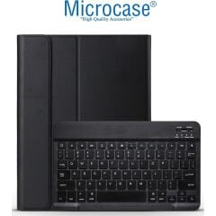 Microcase Redmi Pad 2 11 inch Tablet Uyumlu Bluetooth Klavyeli Standlı Kılıf Siyah - BKK4
