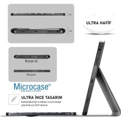 Microcase Huawei Matepad T10 / T10S Tablet ile uyumlu Bluetooth Türkçe Klavyeli Standlı Kılıf AL4824 ITHL