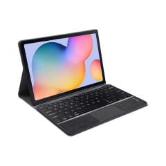 Microcase Redmi Pad 2 11 inch Tablet için Bluetooth Touchpad Klavye + Standlı Kılıf - BKK5
