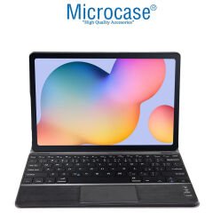 Microcase Redmi Pad 2 11 inch Tablet için Bluetooth Touchpad Klavye + Standlı Kılıf - BKK5