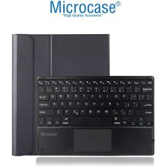 Microcase Redmi Pad 2 11 inch Tablet için Bluetooth Touchpad Klavye + Standlı Kılıf - BKK5