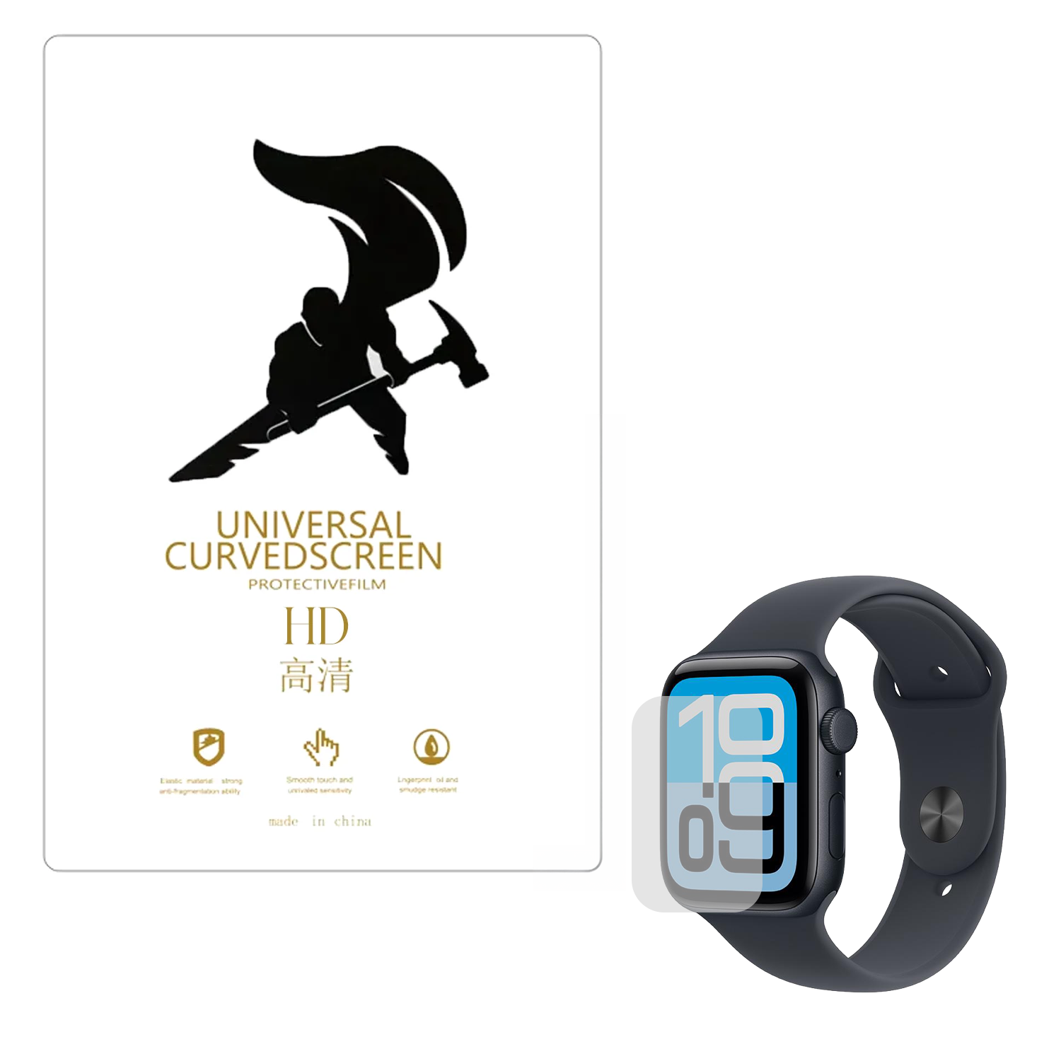 Microcase Apple Watch Se 3 ile uyumlu TPU Ekran Koruma Filmi - EKM109