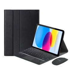 Microcase iPad Pro 11 M2 2022 Bluetooth Touchpad Klavye+Mouse+Kılıf -BKK7