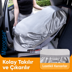 Microcase Universal Oto Çocuk Bebek Koltuğu Güneşlik Kir Toz Güneş Koruyucu Kılıf AL5641