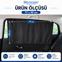 Microcase Universal Oto Güneşlik Perde Yan Cam Güneşliği Anne Bebek Çocuk Perdesi 2 ADET - AL5634