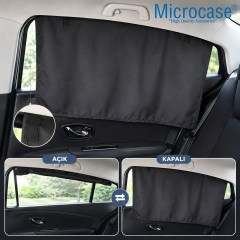 Microcase Universal Oto Güneşlik Perde Yan Cam Güneşliği Anne Bebek Çocuk Perdesi 4 ADET - AL5634