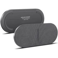 Microcase Samsung-iPhone-Airpods ile uyumlu 15W 2in1 Kablosuz Hızlı Şarj Standı - AL3912