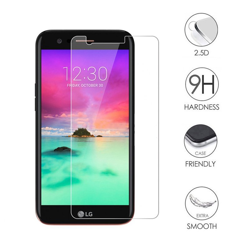 LG K10 2017 5.3'' Tempered Glass Cam Ekran Koruma