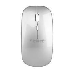 Microcase 800-1200-1600 DPI Bluetooth Kablosuz Mouse - AL2722 Gümüş