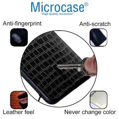 Microcase Xiaomi Mi 11 Ultra Kamera Korumalı Yılan Derisi Kaplama Plastik Kılıf - AL8121