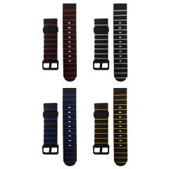 Microcase Realme Watch 36mm-Watch S 22 mm Akıllı Saatler için Çizgi Desenli Silikon Kordon Kayış-KY69