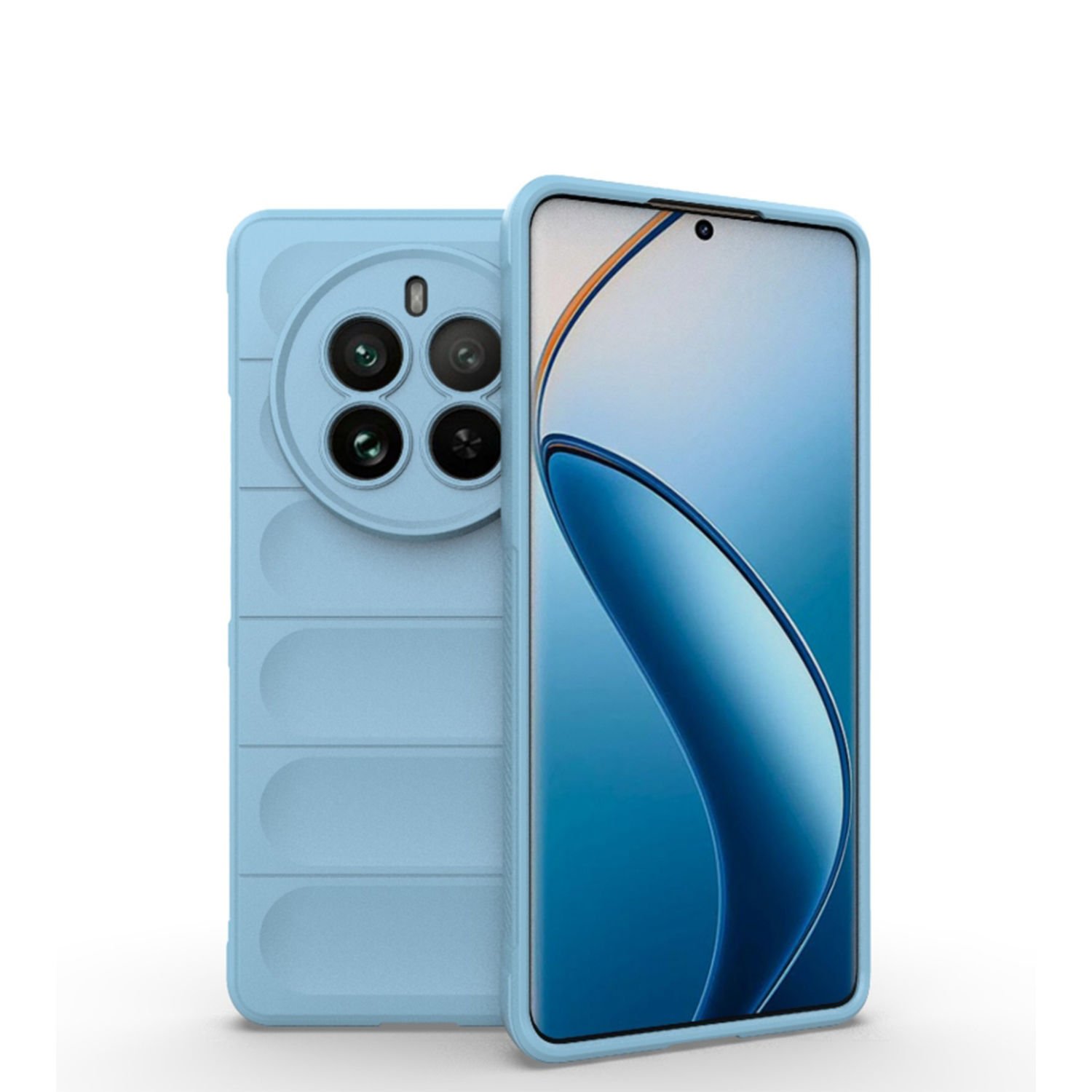 Microcase Realme 12 Pro/Realme 12 Pro Plus   Miami Serisi Darbeye Dayanıklı Silikon Kılıf - AL3420
