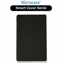 Microcase Honor Pad 8 12 Smart Cover Serisi Standlı Deri Kılıf-Siyah AL4131