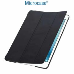 Microcase Honor Pad 8 12 Smart Cover Serisi Standlı Deri Kılıf-Siyah AL4131
