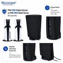 Microcase PS5 Pro için Su Toz Kir Çizik Koruma Kılıfı AL5642