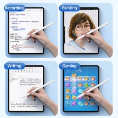 Microcase iPadler ile uyumlu Aktif Stylus Dokunmatik Kalem 2.Nesil Manyetik - AL3452 Beyaz