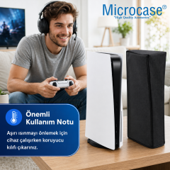 Microcase PS5 için Su Toz Kir Çizik Koruma Kılıfı AL5643