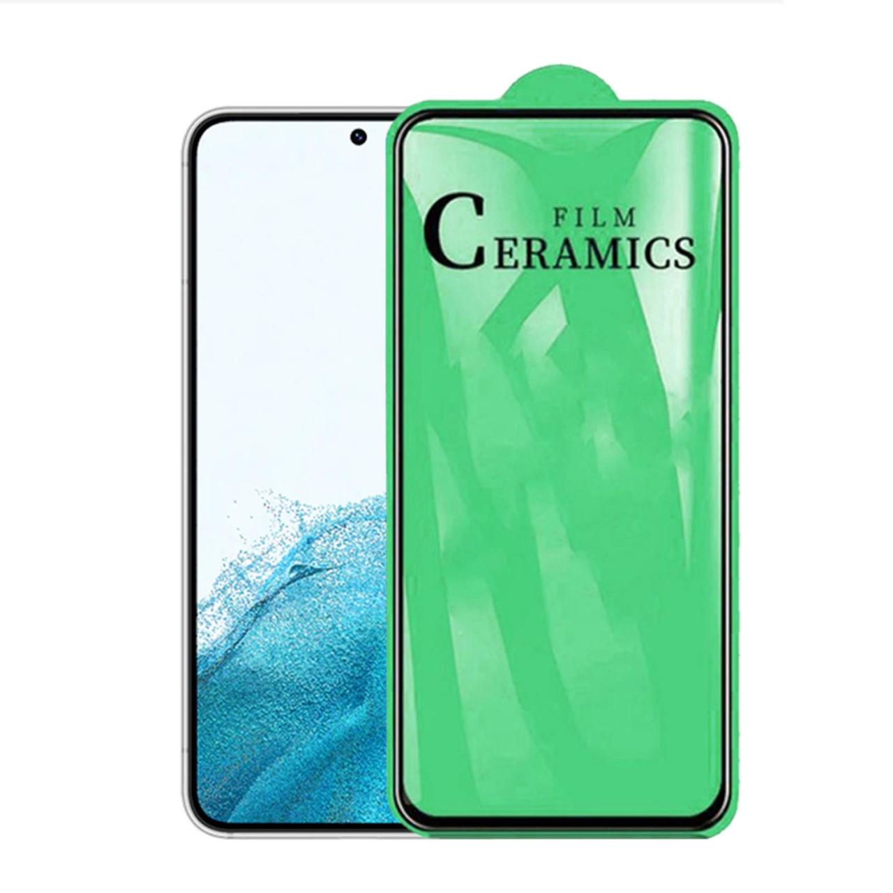 Microcase Samsung Galaxy S22 5G Ceramic Nano Tam Kaplayan Ekran Koruma - Siyah