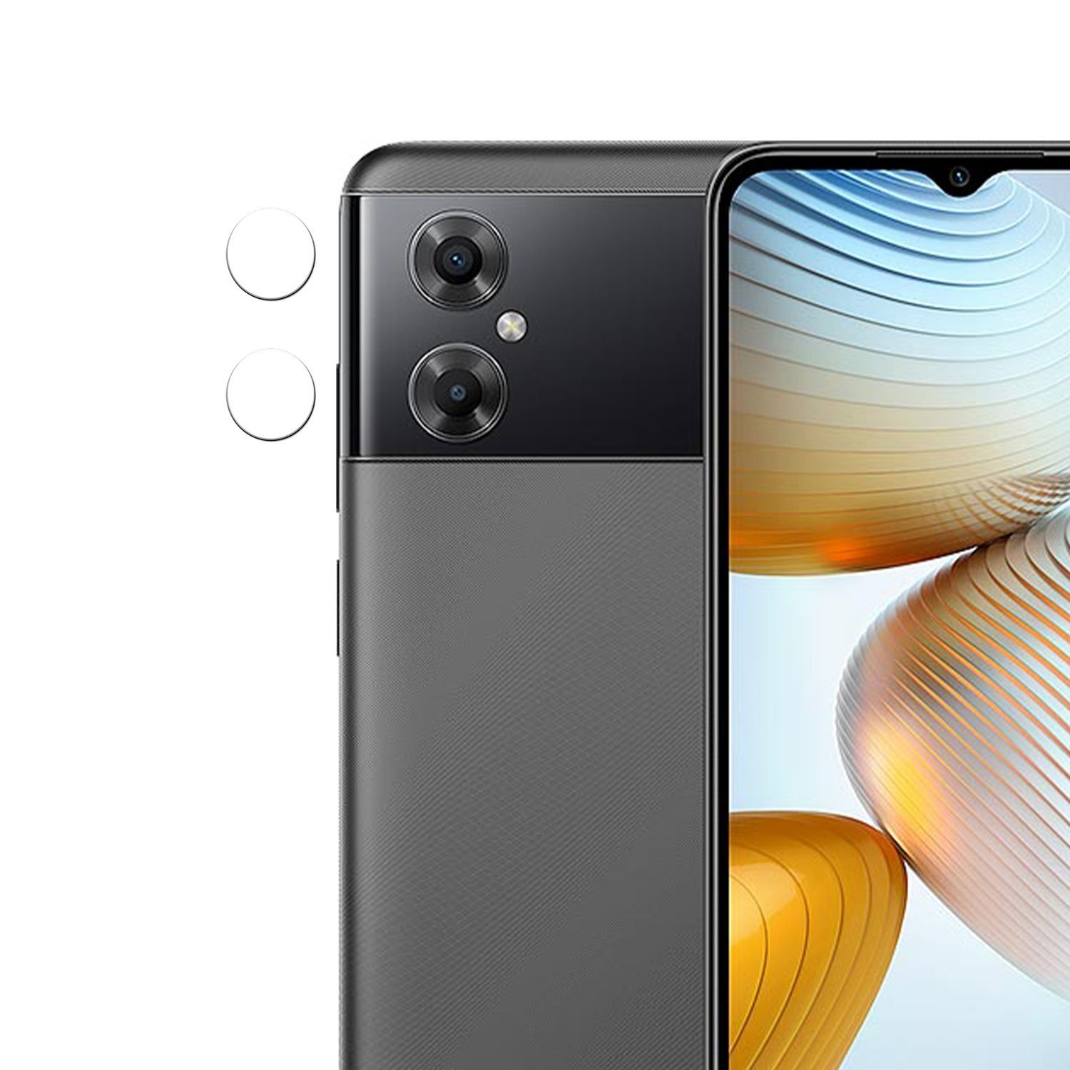 Microcase Xiaomi Redmi Note 11R Global / Xiaomi Poco M4 5G Kamera Camı Lens Koruyucu Nano Esnek Film - AL3400