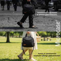 Microcase Termal Günlük Kamp Piknik İçin Yemek İçecek Taşıma Çantası 10 LT AL5430