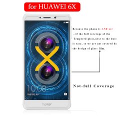 Huawei GR5 2017 Tempered Glass Cam Ekran Koruma
