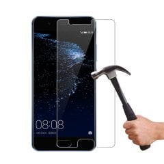 Huawei P10 Plus 5.5'' Ultra İnce Silikon Kılıf + Tempered Glass