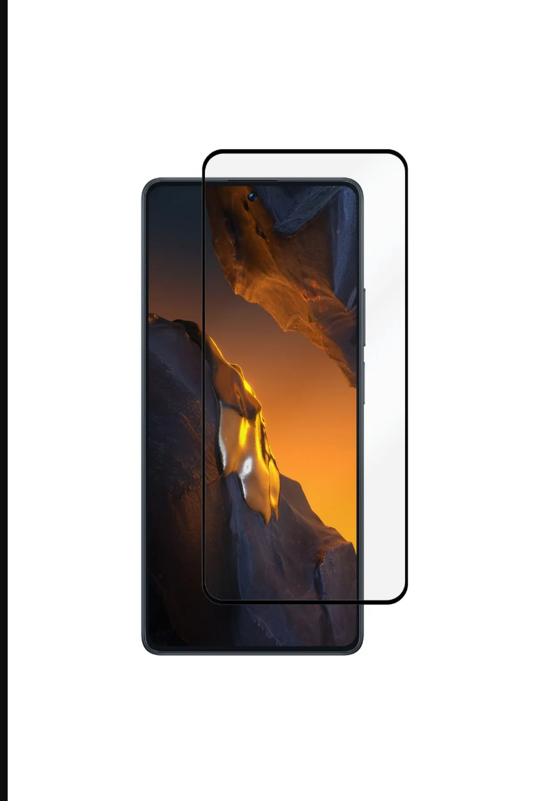 Xiaomi Poco F5 Pro / Redmi K60 / K60 Pro Tam Kaplayan Çerçeveli Tempered Ekran Koruyucu Siyah Al3276