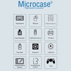Microcase USB 3.0 Type-C 5in1 Port Çoklayıcı HUB Alüminyum Slim Kasa - AL3915