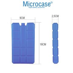 Microcase 2in1 Set Tek Kişilik Termal Çantası 6 LT + 2 Adet 400 ML Soğutucu Buz Kasedi AL5431