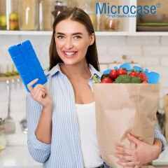 Microcase 2in1 Set Tek Kişilik Termal Çantası 6 LT + 2 Adet 400 ML Soğutucu Buz Kasedi AL5431