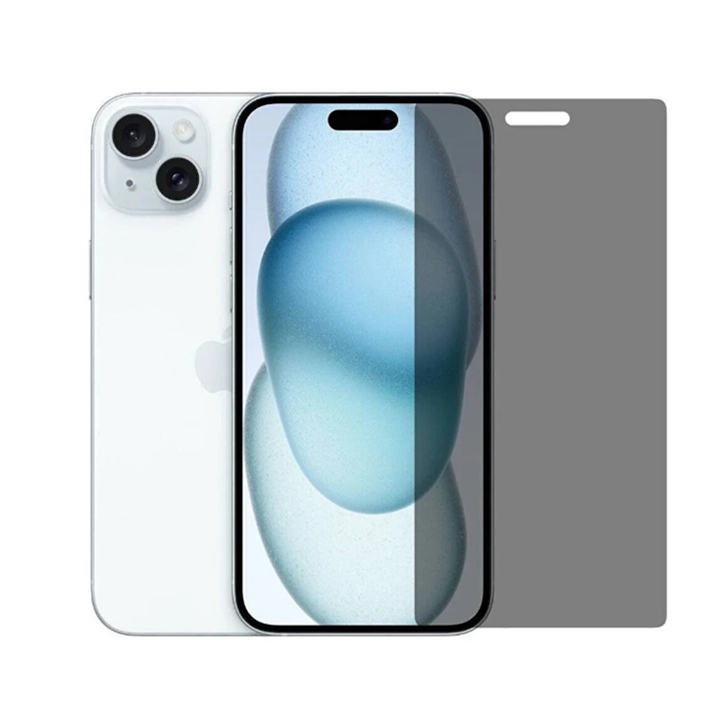 Apple iPhone 15 Plus Privacy Gizlilik Filtreli Tam Kaplayan Tempered Cam - AL3125