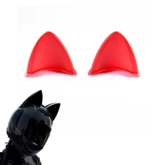 Microcase Motosiklet Kask VB Eşyalar İçin Sevimli İlginç DIY Yapışkanlı Karakter ve Parçalar Kedi Kulağı Seti - AL5011