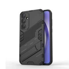 Microcase Samsung Galaxy A35 5G Matrix Serisi Armor Standlı Perfect Koruma Kılıf - Siyah Al3416