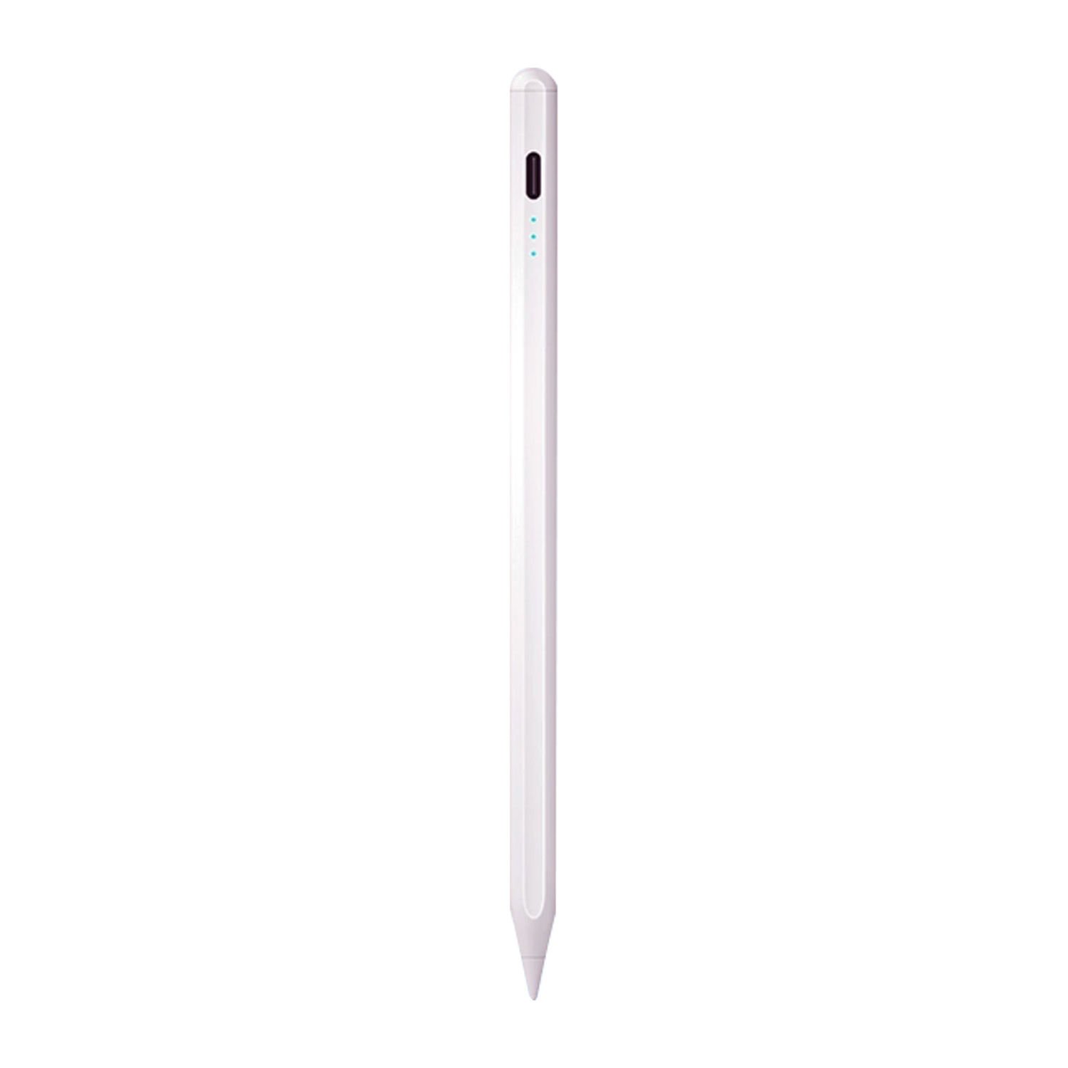 Microcase Universal Tablet iPad için Manyetik Aktif Stylus Dokunmatik Kalem - AL3454 Beyaz