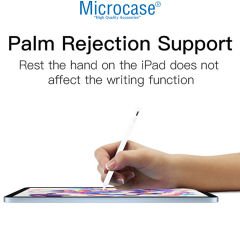 Microcase Universal Tablet iPad için Manyetik Aktif Stylus Dokunmatik Kalem - AL3454 Beyaz
