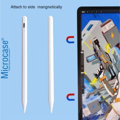 Microcase Universal Tablet iPad için Manyetik Aktif Stylus Dokunmatik Kalem - AL3454 Beyaz