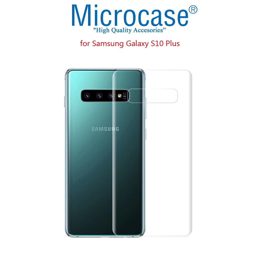Microcase Samsung Galaxy S10 Plus Full Arka Kaplama Koruma Filmi