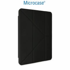 Microcase Xiaomi Redmi Pad 10.61 Angle Serisi Standlı Deri Kılıf-Siyah AL4132